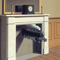 Рене Магритт, Пронзённое время. 1939