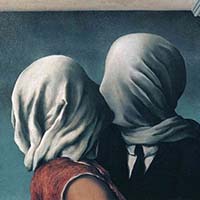 Рене Магритт, Влюбленные. 1928