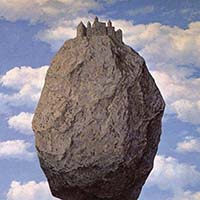 Рене Магритт, Замок в Пиренеях. 1959